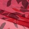 1 Yard Dark Pink Floral Polyester Chiffon with Metallic Pinstripes 56 Inch Wide